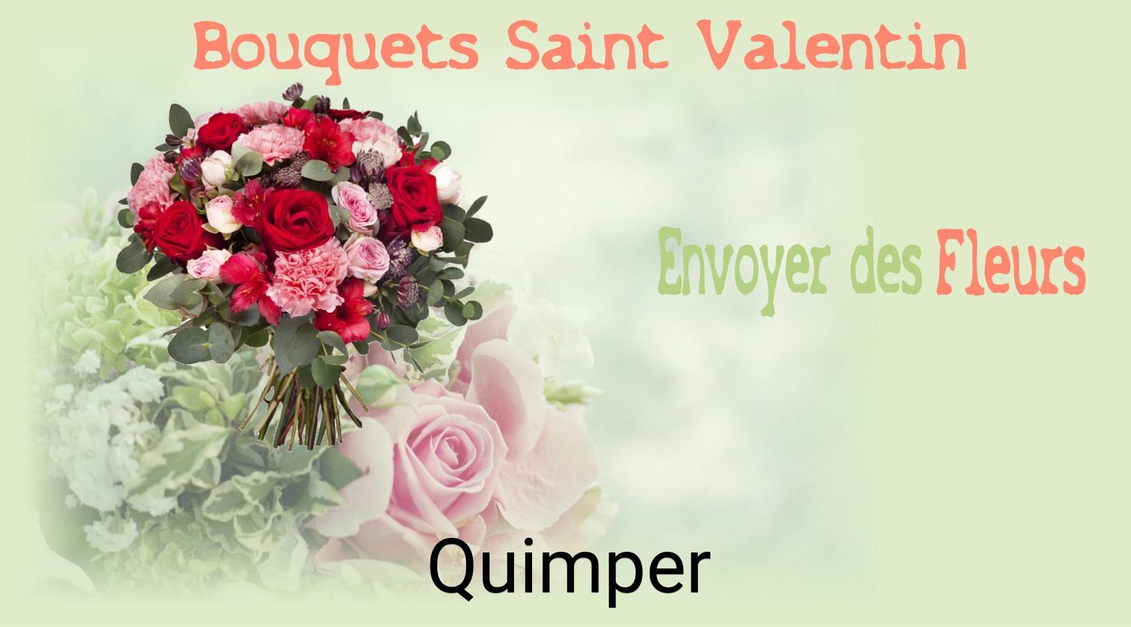 Roses de Saint-Valentin livrées à Quimper